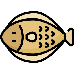 peixe linguado Ícone