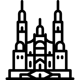 kathedrale von santiago de compostela icon