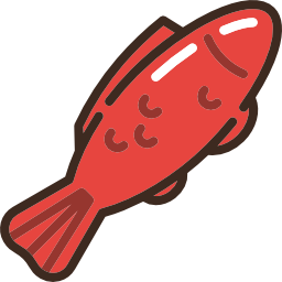 pescado gomoso icono