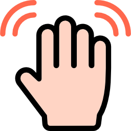 winkende hand icon