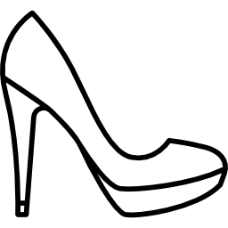 Туфли на шпильке иконка