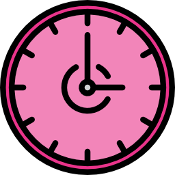 reloj de pared icono