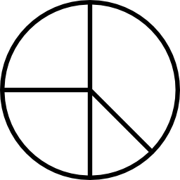 diagramme circulaire Icône