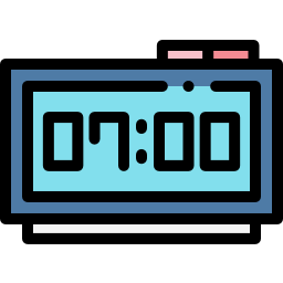 Digital clock icon