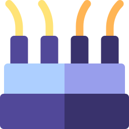Optical fiber icon