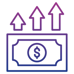 augmenter le revenu Icône