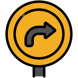 Turn right icon