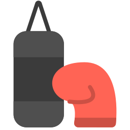 saco de boxeo icono