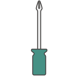 Crosshead screwdriver icon