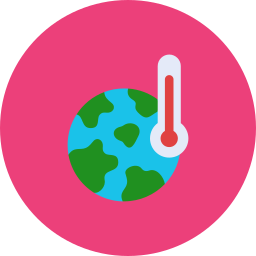 opwarming van de aarde icoon