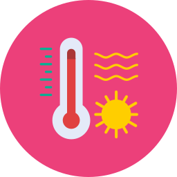 Heat wave icon