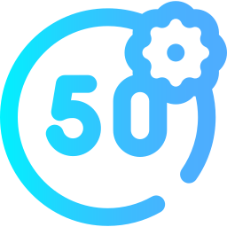 50ème anniversaire Icône
