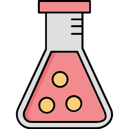 Flask beaker icon