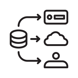 asignación de recursos icono