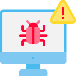 Computer bug icon