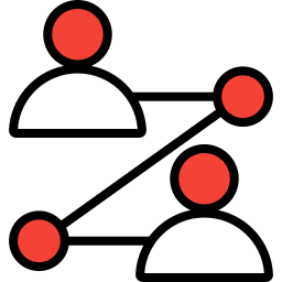 réseau social Icône