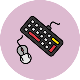 Keyboard and mouse icon