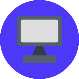 pantalla del monitor icono