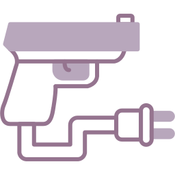 pistola electrica icono