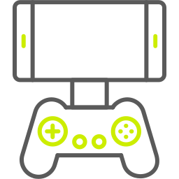 Mobile gaming icon