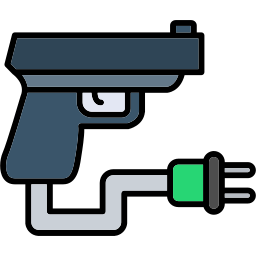 elektrische waffe icon