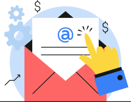 icono de marketing por correo electrónico icono