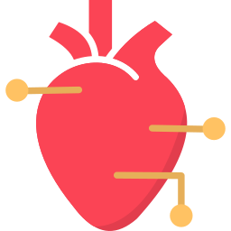 Artificial heart icon