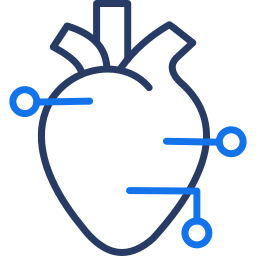 cuore artificiale icona