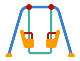 Swing chair icon