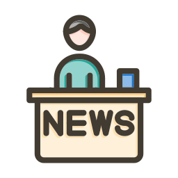 News anchor icon