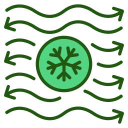 Air circulation icon