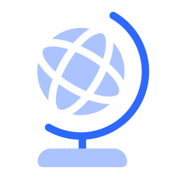 grafico del globo icona