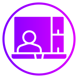 Virtual meeting icon