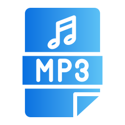 formato mp3 icono