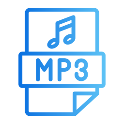 formato mp3 icono