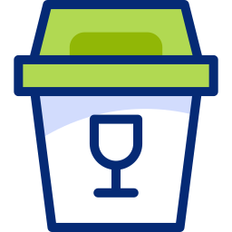 Glass container icon