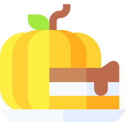 Pumpkin pie icon