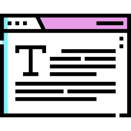 text icon