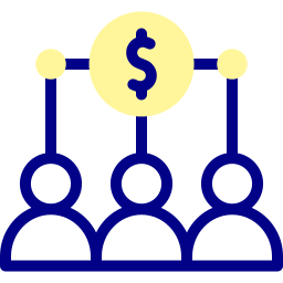 conexión empresarial icono