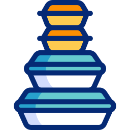 récipient alimentaire Icône