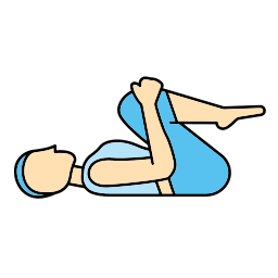 posición de yoga icono