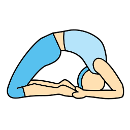 posizione yoga icona