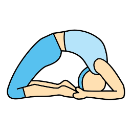 yoga positie icoon