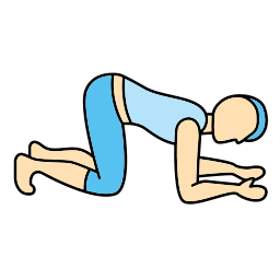 postura de yoga icono