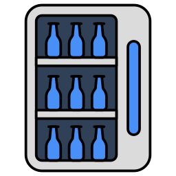 Холодильник для вина иконка