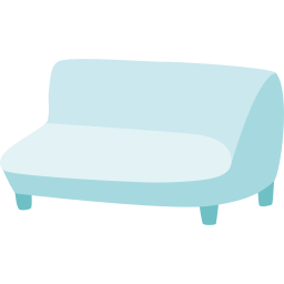 sofa dwuosobowa ikona