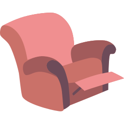 fauteuil inclinable Icône