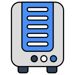 Electric heater icon