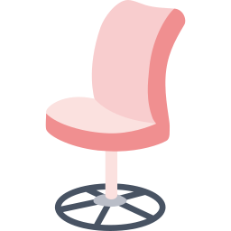 Rolling chair icon