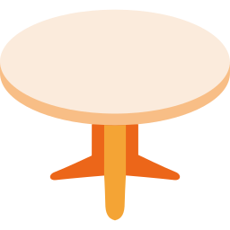 table ronde Icône